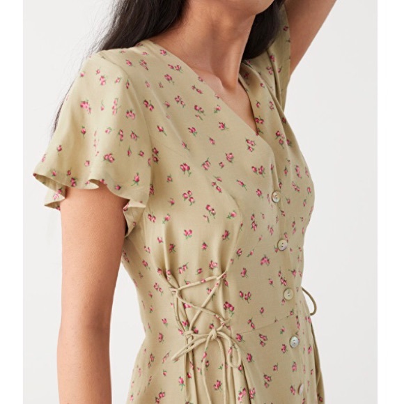 & Other Stories Criss Criss Strap Romper Size 10 - Picture 3 of 3